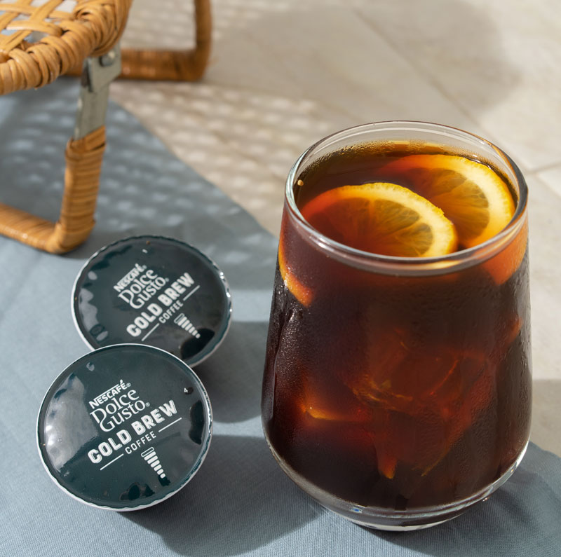 Iced Cold Brew Berry lemon